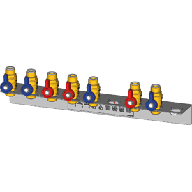 GE551Y099 Gabarit pour Module chauffage Basse température et double circuit