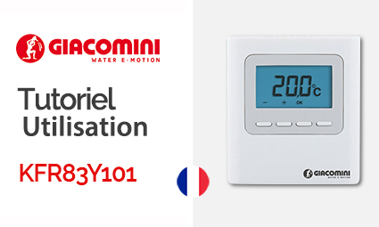 Comment utiliser et régler votre thermostat d'ambiance Radio Giacomini - KFR83Y101