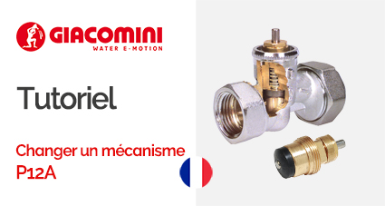 Changer le mécanisme intérieur d'un robinet thermostatisable GIACOMINI