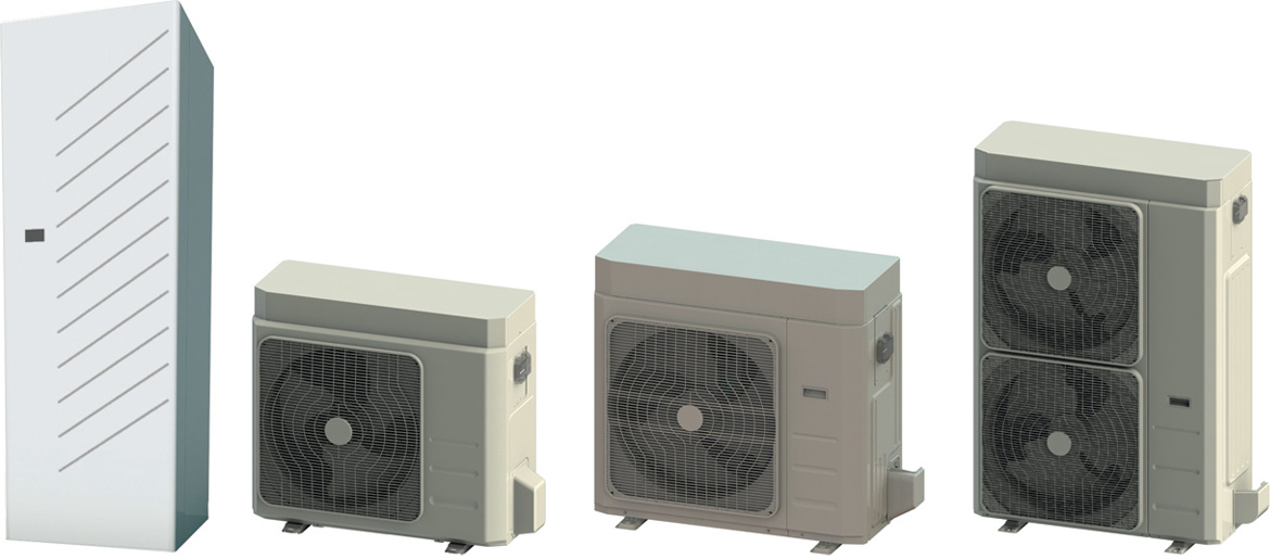 Split heat pump