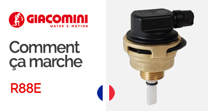 R88E | Purgeur d'air automatique avec filtre intégré et purge orientable 🇫🇷 GIACOMINI
