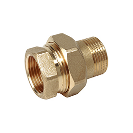 R18 Raccord union droit - fer