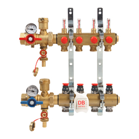 R553FKDB Kit collecteur débitmètre prémonté avec équilibrage dynamique du débit